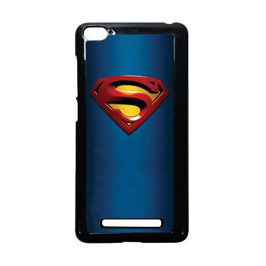 HEAVENCASE Superman 01 Hitam Hardca ... aomi Mi4i and Xiaomi Mi4c