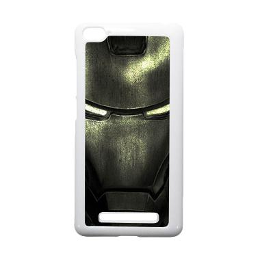 HEAVENCASE Ironman 03 Putih Hardcas ... aomi Mi4i and Xiaomi Mi4c
