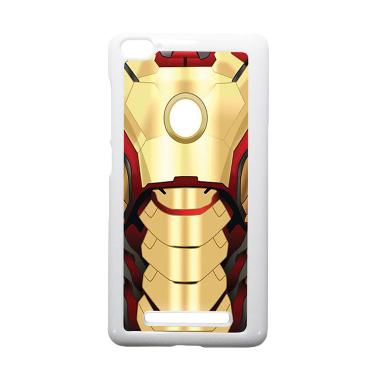 HEAVENCASE Ironman 10 Putih Hardcas ... aomi Mi4i and Xiaomi Mi4c
