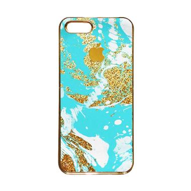 Heavencase Motif Apple Gold 03 Casing for iPhone 5s or iPhone 5 - Gold