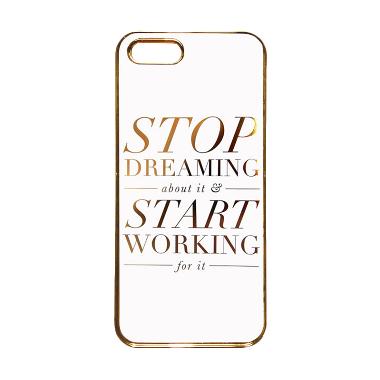 Heavencase Motif Apple Gold 04 Casing for iPhone 5s or iPhone 5 - Gold