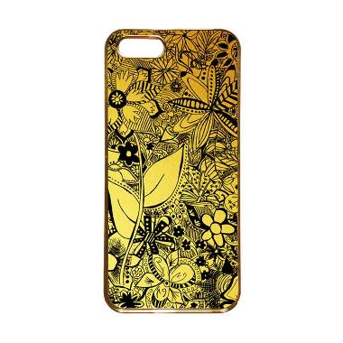 Heavencase Motif Apple Gold 06 Casing for iPhone 5s or iPhone 5 - Gold