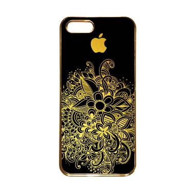 Heavencase Motif Apple Gold 08 Casing for iPhone 5s or iPhone 5 - Gold