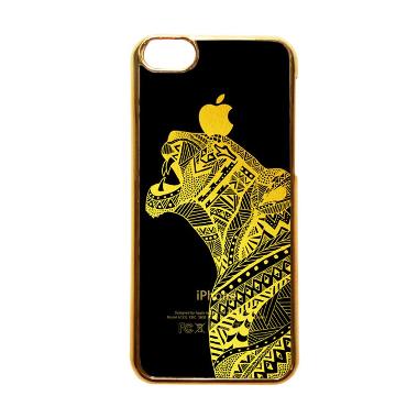 Heavencase Motif Apple Gold 20 Casing for iPhone 5C - Emas