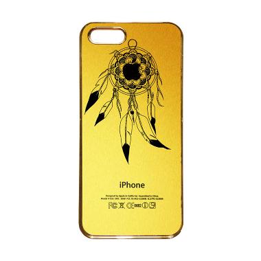 Heavencase Motif Apple Gold 22 Casing for iPhone 5s or iPhone 5 - Gold