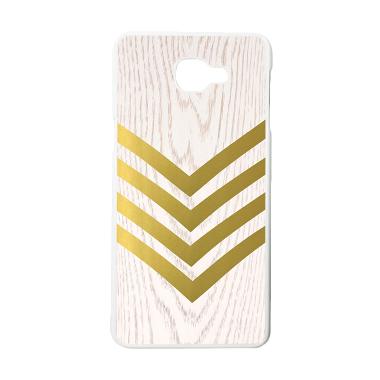 HEAVENCASE Motif Batik Kayu Chevron ... ung Galaxy A9 Pro - Putih