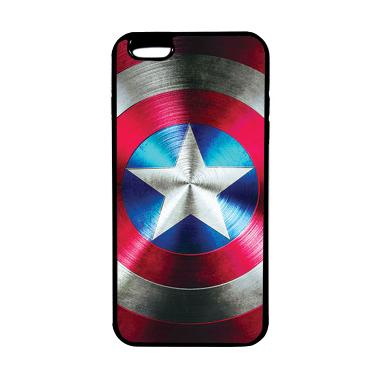Heavencase Superhero Captain Americ ... ne 6 Plus/6s Plus - Hitam