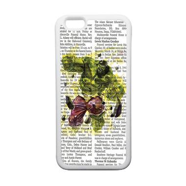 HEAVENCASE Superhero Hulk 04 Casing for iPhone 6 or iPhone 6s - Putih