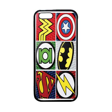 HEAVENCASE Superhero Logo Softcase ... e 5 and iPhone 5s - Hitam