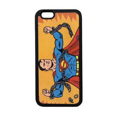 HEAVENCASE Superhero Superman 05 Ca ... ne 6 or iPhone 6s - Hitam