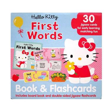 Hello Kitty First Words Book and Flashcards Mainan Anak