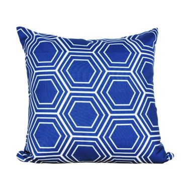 Hermosa Octagon Blue Bantal Sofa [4 ...