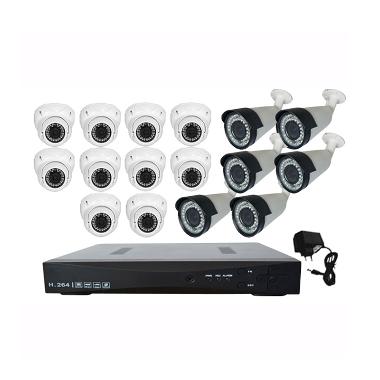 Paket CCTV OEM Hikvision Turbo Liquid HD 1080p (10 IN 6 OUT)