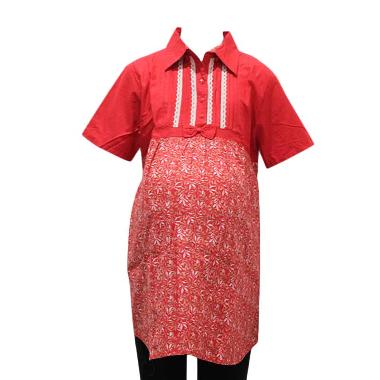 HMILL 1298 Blus Baju Hamil Kerja - Merah