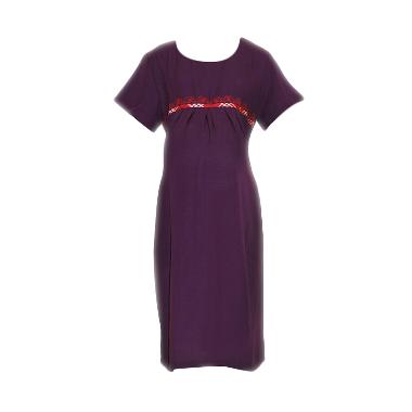 HMILL Baju 1065 Dress Hamil kerja - Ungu