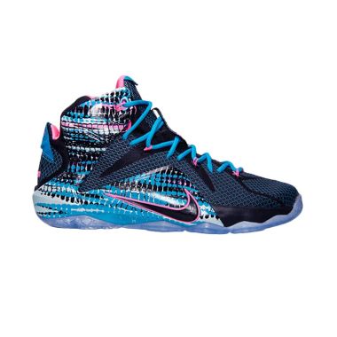 NIKE Lebron 12 Cromosomms Hitam Bir ...
