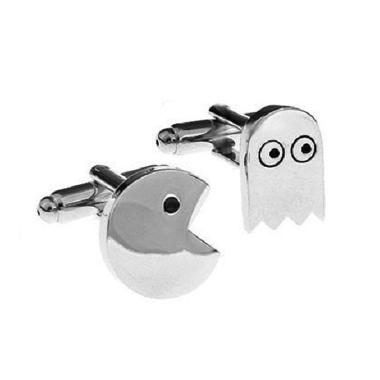 Houseofcuff Pacman Manset Kancing Kemeja - Silver Silver