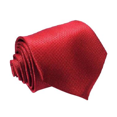 Houseofcuff Slim Polos Wedding Best Man Dasi Neck Tie - Red Claret