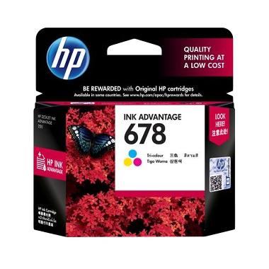HP 678 Tinta Printer - 3 Colours