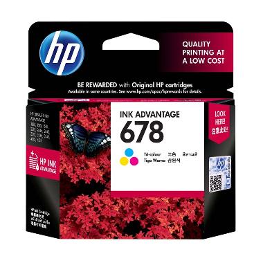 HP 678 Tri-Color Ink Cartridge