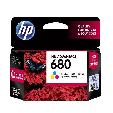 Tinta Printer HP Original 680 Tri-Color (F6V26AA)/ 2677, 3835