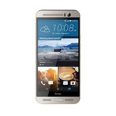 HTC One M9 Plus Smartphone - Gold on Silver