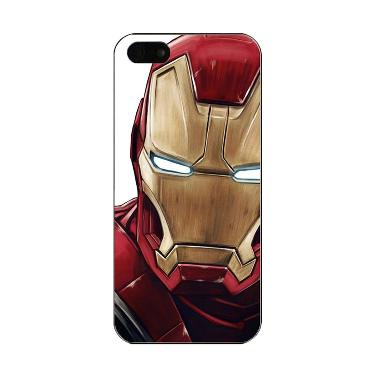 iBuy Iron Man Face 2 Marvel Hardcase Casing for iPhone 5/5S/5SE