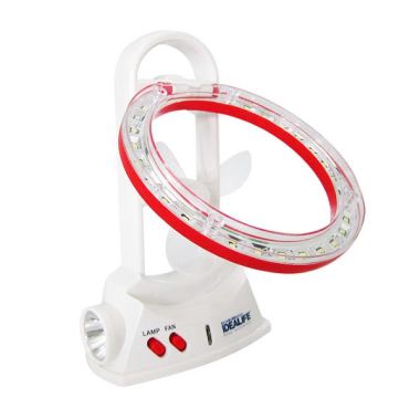 Idealife Emergency Lamp with Fan ...