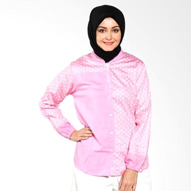 Imani IB-TVP-27 Volka Cotton Top Pink Atasan Muslim