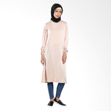 Imani Kekey IB-TPMC-11 Top Milk Brown Baju Muslim Wanita