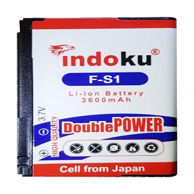 Indoku Double Power Baterai for Blackberry F-S1/Torch/9800/9810 [3600 mAh]