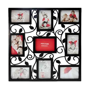 Jual Inno Foto 08970 Y3309 Floral Bingkai Foto - Black