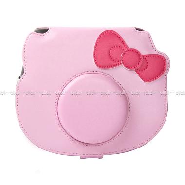 Fujifilm Leather Bag Polaroid Insta ... ty Tas Case Kamera - Pink