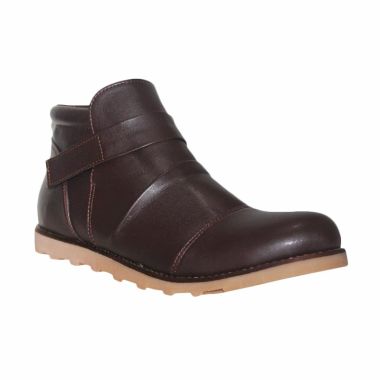 Island Shoes Slip On Boots Dark Bro ...