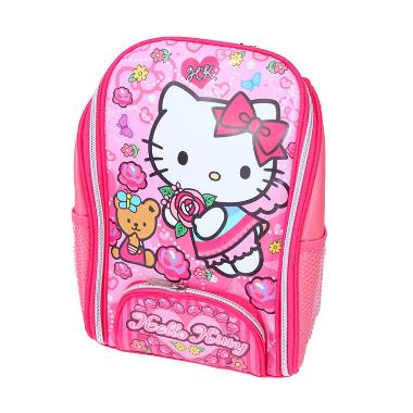 Istana Kado Online Tas Sekolah Anak Hello Kitty Tas Ransel - Pink