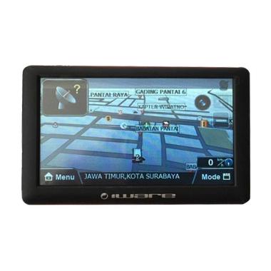Iware 9801 Multimedia Navigator Hitam Biru GPS Mobil