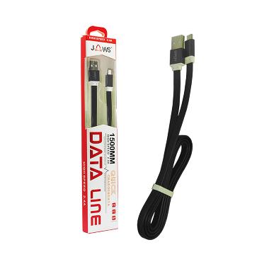 Jaws Micro USB Kabel Data - Hitam