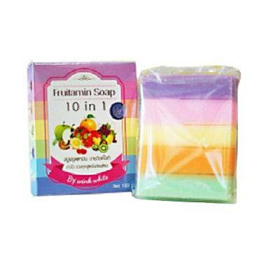 Wink White Fruitamin Soap 10 in 1 Sabun Pemutih Badan