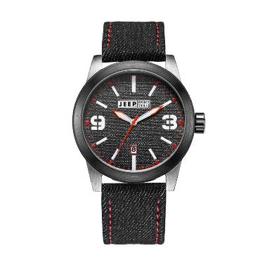 Jeep Spirit JEEP JPS70302 Analog Black Jeans Jam Tangan Pria