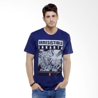 Jepege Irresistible Blue Kaos Pria ...