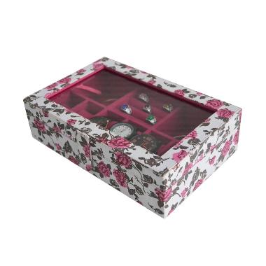 Jogja Craft BK06WFL Bunga Kotak Tempat Jam Tangan ...