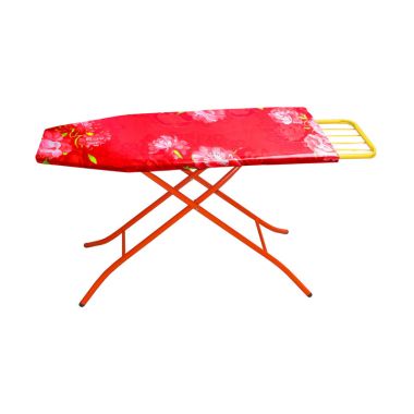 Glory Home Meja Setrika Fleksibel Aluminium Merah