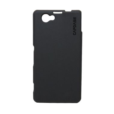 Capdase Soft Jacket 2X Pose D5503 Solid Black Casing for Sony Xperia Z1 Compact