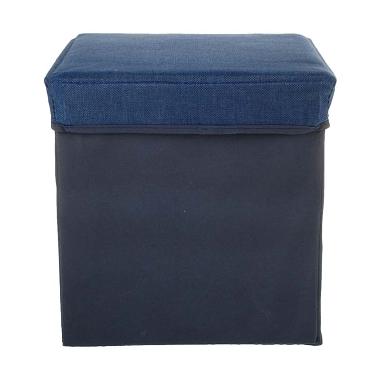 jual jysk storage stool navy blue harga jual jysk storage stool navy blue harga