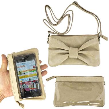 Kadounik Hamee Tas Selempang for Smartphone - Light Brown