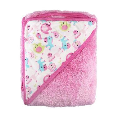Kalla Topi Carter's Double Fleece Carter Animal Selimut Bayi - Pink