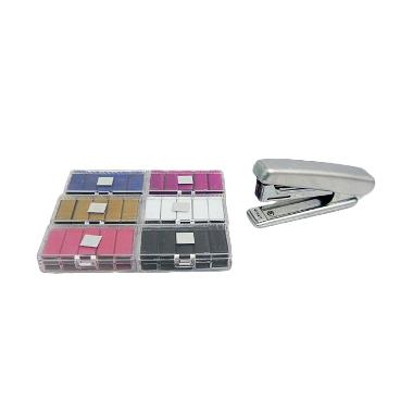 Kangaro HSJ10 Satin Stapler dan Isi Staples - Multi Colour