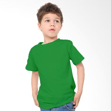 KaosYES Kaos Polos T-Shirt Anak - Hijau Tua