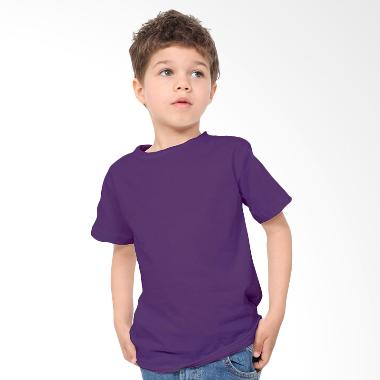 KaosYES Kaos Polos T-Shirt Anak - Ungu Tua