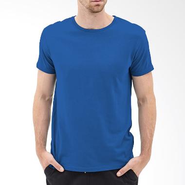 Kaos Polos O-Neck Lengan Pendek - Biru benhur